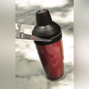 OXO red black cocktail shaker‎ new